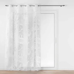 Firana z roślinnym wzorem MAGNOLIA, 140 x 240 cm - Firany - miniaturka - grafika 1