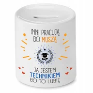 Skarbonki - Dla Automatyka Skarbonka na Urodziny na Prezent z Nadrukiem ze Zdjęciem + Opakowanie na prezent (wzór 04) - miniaturka - grafika 1