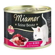 Mokra karma dla kotów - Miamor Feine Beute Wołowina 24x185 g - miniaturka - grafika 1
