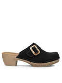 Klapki i japonki damskie - Inblu Klapki BL490100 Czarny - miniaturka - grafika 1