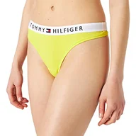 Majtki damskie - Tommy Hilfiger Majtki stringi damskie, Kwasowy cytrus, L - miniaturka - grafika 1
