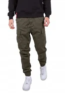 Spodnie męskie - Alpha Industries Spodnie Airman (188201) black olive [Rozmiar 36] - miniaturka - grafika 1