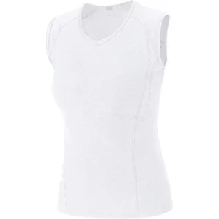 Koszulki i topy damskie - Gore wear GORE WEAR M Base Layer Koszulka bez rękawów Kobiety, white 38 2020 Bezrękawniki 100017010004 - grafika 1