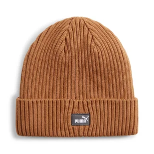 Czapka zimowa PUMA PUMA CLASSIC CUFF BEANIE 02482605 – Brązowy - Czapki damskie - miniaturka - grafika 1