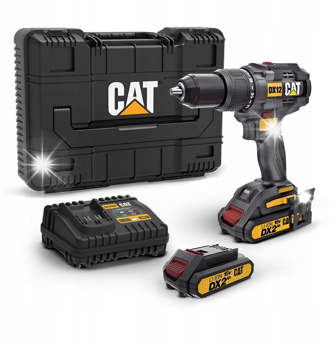 CAT Bezszczotkowa Wiertarko-Wkrętarka udarowa DX12 18V 65Nm