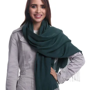 Piękny Duży Szal Lekki Pastele Kaszmirowy Zwiewny - Szl-Kszm-M-2 - Moda i Uroda OUTLET - miniaturka - grafika 1