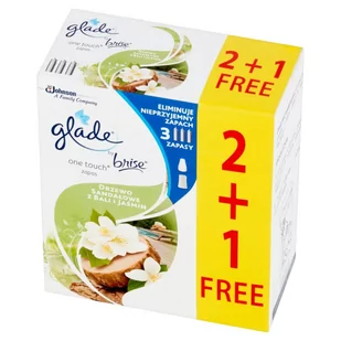 Glade ONE TOUCH MINI SPRAY DRZEWO SANDAŁOWE I JAŚMIN 2+1 64597719 - Odświeżacze powietrza - miniaturka - grafika 1