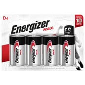 Latarki - akcesoria - Energizer Bateria Energizer LR20 Max 4szt. - miniaturka - grafika 1