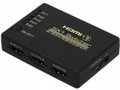 Kable - Switch 5X Hdmi Przełącznik Rozdzielacz Ultra Hd 4K - miniaturka - grafika 1