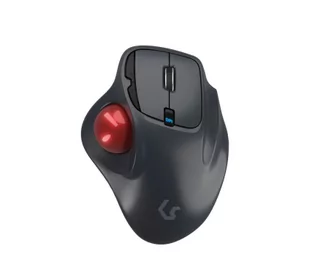 ICY BOX KSM-6101RF Trackball czarna - Myszki - miniaturka - grafika 1