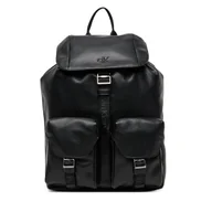 Plecaki - Calvin Klein Plecak Cargo Flap Backpack LV04D3127G Czarny - miniaturka - grafika 1