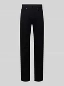 Spodnie męskie - Jeansy o kroju straight fit z mieszanki bawełny model ‘CASH’ - miniaturka - grafika 1