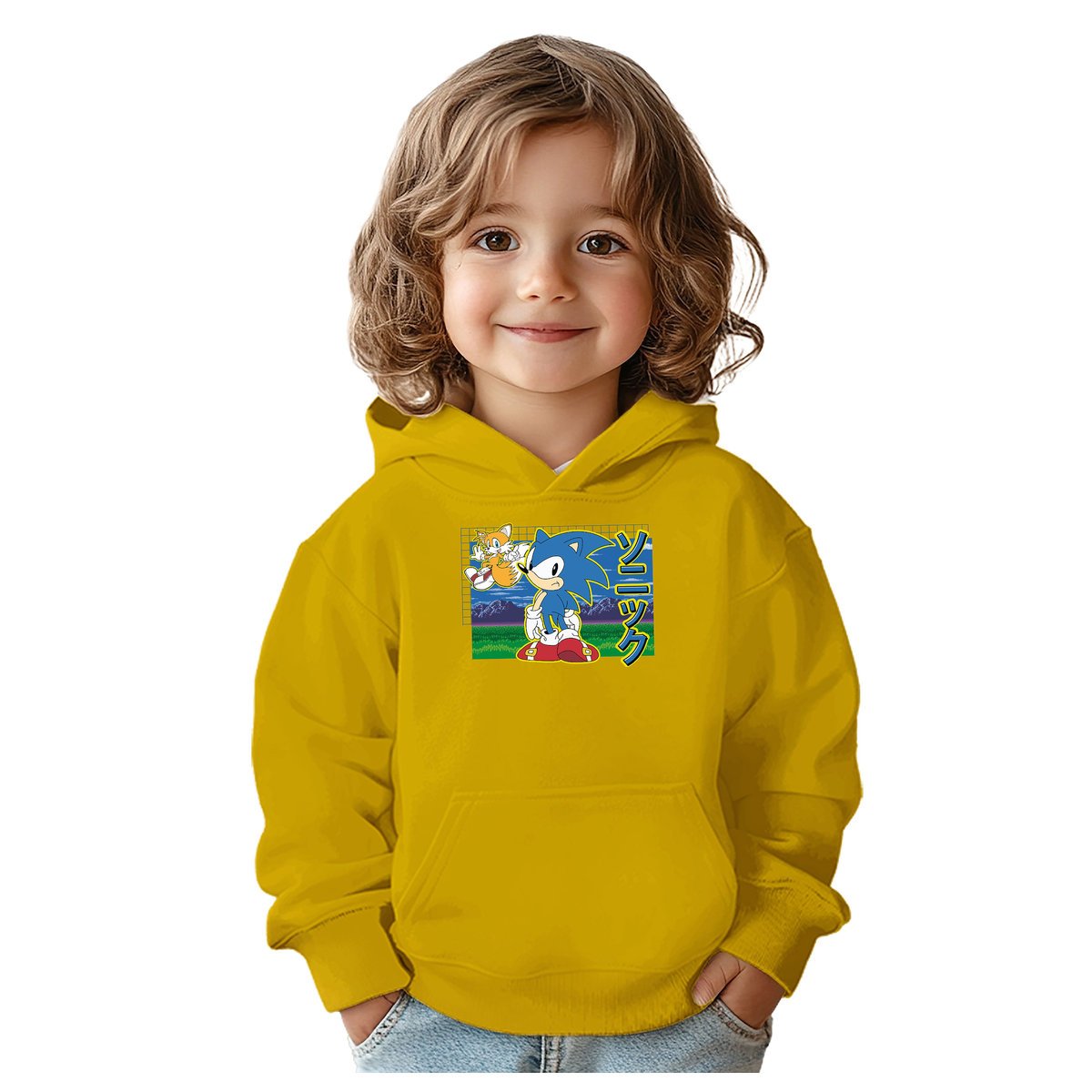 BLUZA DZIECIĘCA SONIC 128-134 CHŁOPIĘCA DZIEWCZĘCA PREZENT