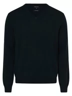 Swetry męskie - Andrew James - Sweter męski z czystego kaszmiru, zielony|niebieski - miniaturka - grafika 1
