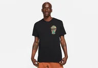 Koszulki męskie - Nike Air Jordan Sport Dna Crew Tee Black - miniaturka - grafika 1
