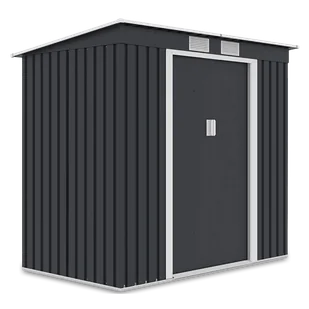 Szopa narzędziowa OREGON 201x121cm Cold Grey, metalowa, z przesuwanymi drzwiami, idealna do przechowywania narzędzi ogrodowych i sprzętu Hardmaister - Altany ogrodowe Szopa narzędziowa OREGON 201x121cm Cold Grey, metalowa, z przesuwanymi drzwiami, idealna do przechowywania narzędzi ogrodowych i sprzętu Hardmaister - Altany ogrodowe - miniaturka - grafika 1