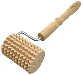 Masażery - Drewniany masażer z rączką do masażu ciała Antycellulitowy wałek do ciała Akito - miniaturka - grafika 1