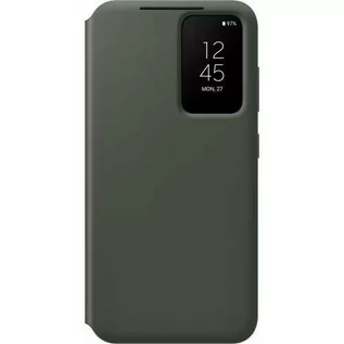 Portfele - Etui na telefon Samsung Smart View Wallet Case do Samsung Galaxy S23 pokrowiec z inteligentną klapką okienkiem portfel na kartę khaki (EF-ZS911CGEGWW) - grafika 1