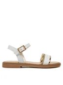 Buty dla dziewczynek - Tommy Hilfiger Sandały Sandal T4A2-33944-1281 M Biały - miniaturka - grafika 1
