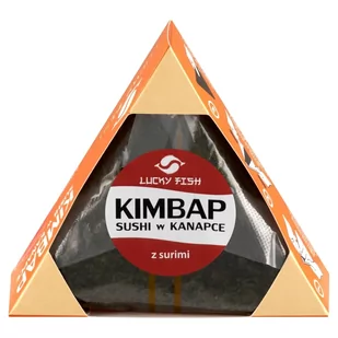 Lucky Fish Kimbap sushi w kanapce z surimi 120 g - Szybkie dania obiadowe - miniaturka - grafika 1