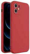 Etui i futerały do telefonów - Wozinsky Color Case silikonowe elastyczne wytrzymałe etui iPhone SE 2020 / iPhone 8 / iPhone 7 czerwony - miniaturka - grafika 1