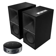 Głośniki i kolumny - Klipsch The Nines – Aktywne kolumny podstawkowe (para) + WiiM Mini - Odtwarzacz sieciowy streamer Czarny - miniaturka - grafika 1