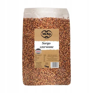 Sorgo czerwone ziarno MONA 1kg, PREMIUM - Ziarna i nasiona roślin strączkowych - miniaturka - grafika 1