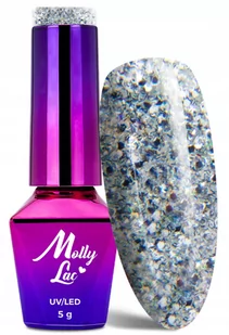 Molly Lac 156 Silver Be Fancy lakier hybrydowy 5ml - Lakiery hybrydowe Molly Lac 156 Silver Be Fancy lakier hybrydowy 5ml - Lakiery hybrydowe - miniaturka - grafika 1