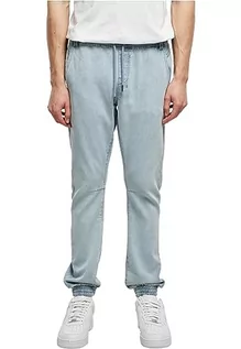 Spodenki męskie - Urban Classics Męskie spodnie dresowe z dzianiny, dostępne w wielu różnych kolorach, rozmiary od S do 5XL, Lighter Washed, M - grafika 1