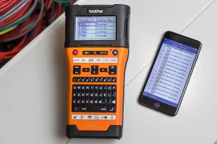 PT-E550WNIVP - Ręczna, profesjonalna drukarka etykiet P-Touch z szerokością taśmy TZe do 24mm - Drukarki kart i etykiet - miniaturka - grafika 5