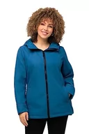 Kurtki damskie - Ulla Popken Funktionsjacke, Softshell, Wasserabweisend Kurtka damska, Niebieski, 40/42 - miniaturka - grafika 1