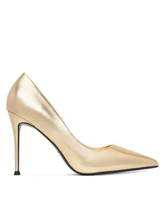 Eva Minge Szpilki EMAN-SLT1548-3 Złoty - Czółenka - miniaturka - grafika 1