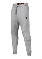 Spodnie męskie - Spodnie Dresowe Pit Bull West Coast Clanton Jogging Pants Szare - Xxxl - miniaturka - grafika 1