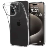 Etui i futerały do telefonów - Etui do iPhone 15 Pro Max Spigen Liquid Crystal Case obudowa ochronna na telefon Crystal Clear - miniaturka - grafika 1