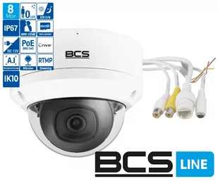 Kamera do streamingowania BCS-L-DIP28FSR3-AI1(2) z serii BCS LINE 8MPx Analityka IR30 MicroSD Mikrofon - Kamery IP - miniaturka - grafika 4
