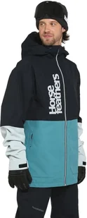 kurtka zimowa męska HORSEFEATHERS MORSE II JACKET Oil Blue - Kurtki męskie - miniaturka - grafika 1