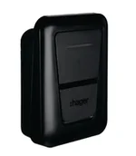 Ładowarki do samochodów elektrycznych - EVCS Stacja ładowania Hager witty one 11kW 3f RFID Bluetooth z gniazdem T2 - miniaturka - grafika 1