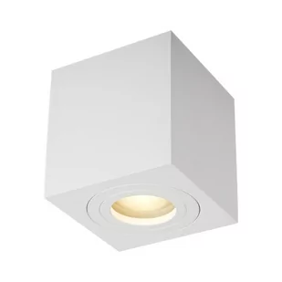 Zuma Line Spot LAMPA sufitowa QUARDIP SL ACGU10-160 kwadratowa OPRAWA metalowy downlight kostka cube do łazienki IP44 biała ACGU10-160 - Lampy sufitowe - miniaturka - grafika 1