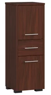 Meble łazienkowe - Klasyczny Półsłupek Łazienkowy Wenge - Mireco 3X 30X85 - miniaturka - grafika 1