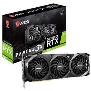MSI NVIDIA GeForce RTX 3080 VENTUS 3X 10G OC LHR - Karty graficzne - miniaturka - grafika 1