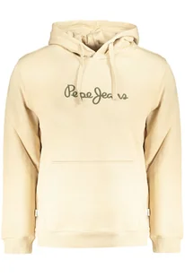 PEPE JEANS BEŻOWA BLUZA MĘSKA BEZ ZAMKA - Portfele - miniaturka - grafika 1