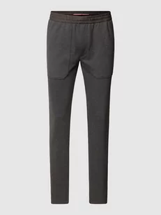 Spodnie dresowe o kroju slim fit z dodatkiem wiskozy model ‘Bleecker’ - Piżamy męskie - miniaturka - grafika 1