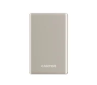 Powerbanki - Canyon OnPower 510 Magsafe 10000mAh PD 20W Beżowy - miniaturka - grafika 1