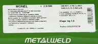 Akcesoria spawalnicze - Metalweld ELEKTRODA DO ŻELIWA MONEL NI CU-DO NAPRAW ODL. 3.25MM SZTUKA - miniaturka - grafika 1