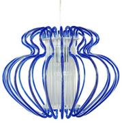 Lampy sufitowe - Candellux IMPERIA Lampa sufitowa wisząca duża Niebieski 1x60W E27 31-36561 - miniaturka - grafika 1