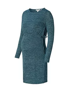 Sukienki ciążowe - ESPRIT Maternity Damska sukienka z długim rękawem, niebieski (Teal Blue-455), L - grafika 1