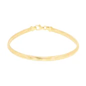 Bransoletki - Złota bransoletka sprężynowa 19 cm pr. 585 - miniaturka - grafika 1