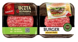 Uczta Qulinarna burger wołowy PRIMA - Mięso świeże i mrożone - miniaturka - grafika 1