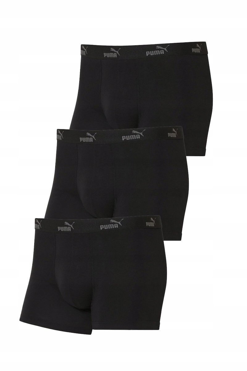 Y7944 Puma everyday Majtki Bokserki męskie czarne 3par 3pack M