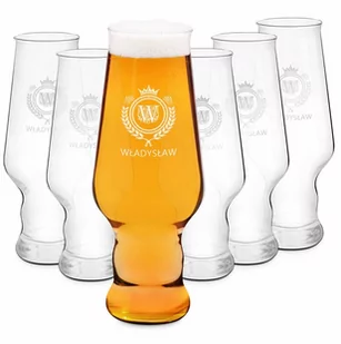 Szklanki do piwa x6 Krosno Splendour z grawerem dla niego na imieniny - Szklanki Szklanki do piwa x6 Krosno Splendour z grawerem dla niego na imieniny - Szklanki - miniaturka - grafika 1